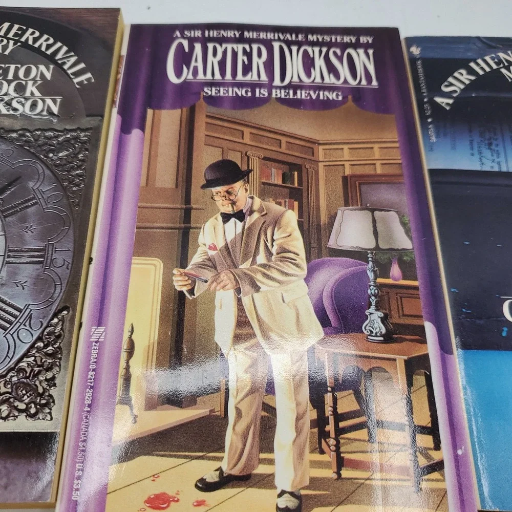 Lot of 5 Sir Henry Merrivale Mysteries Carter Dickson And So to Murder Cozy PBs